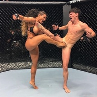 Women beating up men